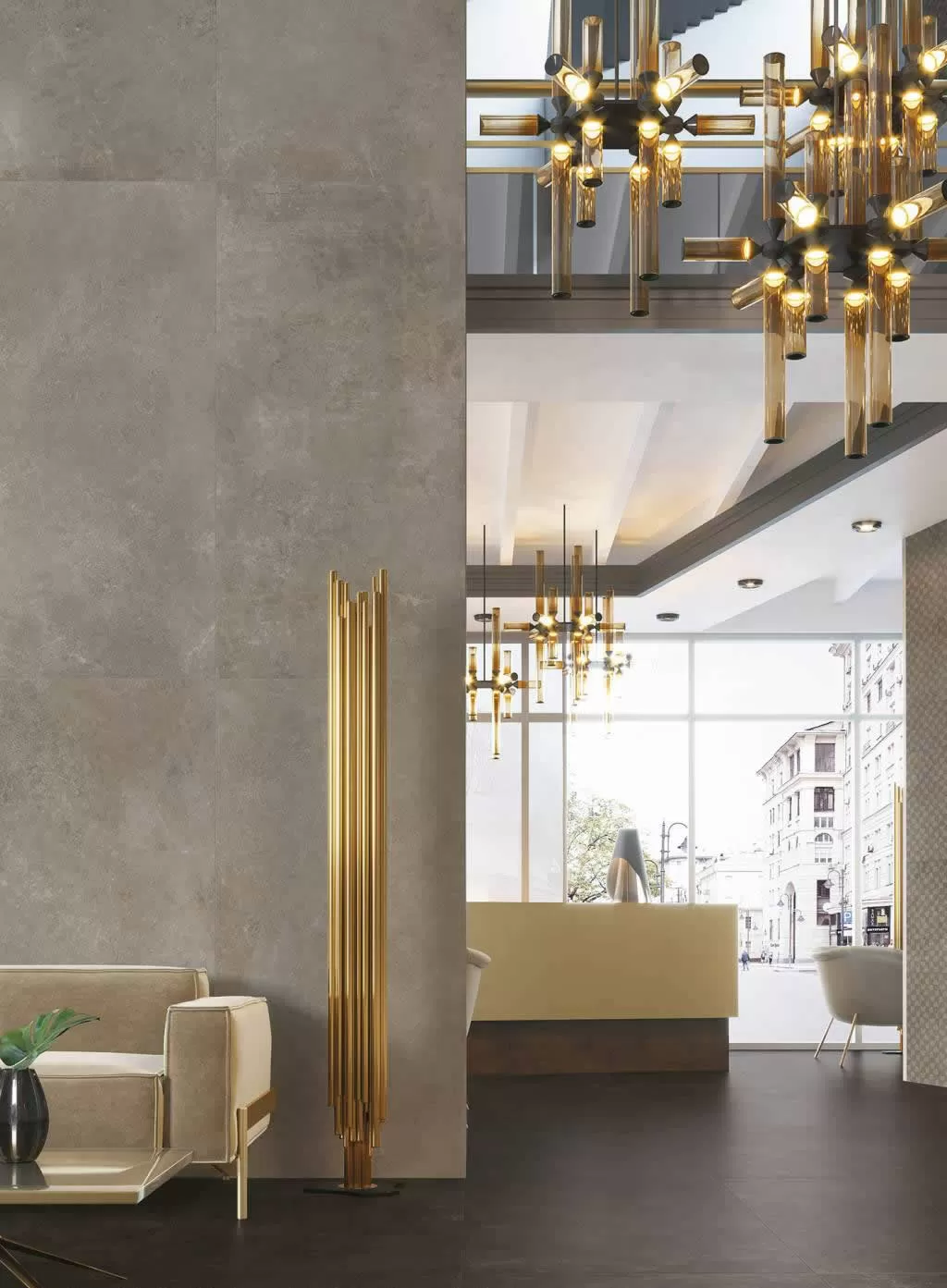 Керамогранит 620090000793 Drift White Griglia Angolo Sx 20x60