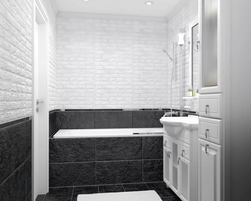 Керамогранит Loft чёрный 30х60