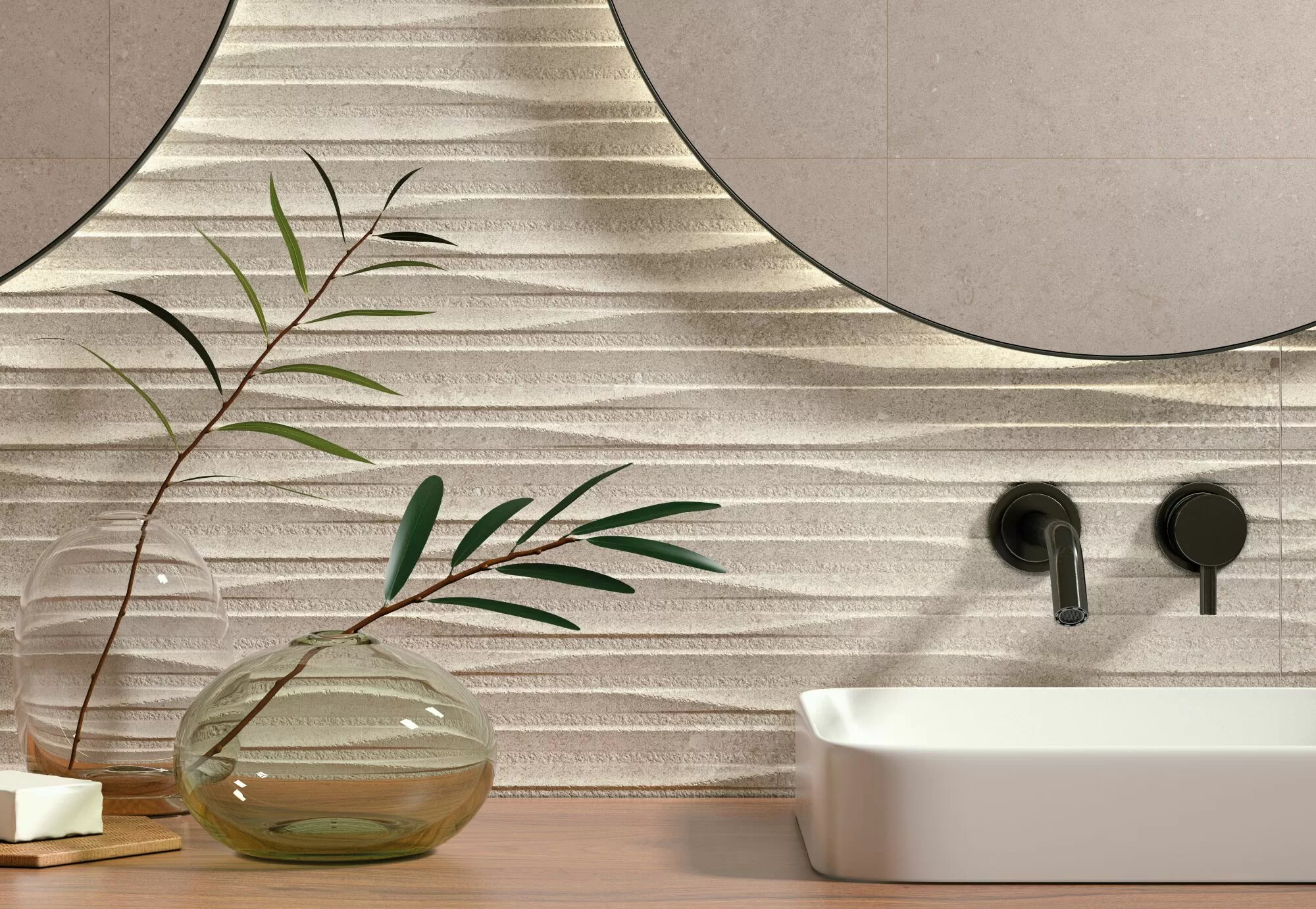 Плитка 40325 Cluny Sand Decor R 33,3x100x0,98