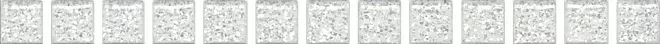Плитка POF001 Карандаш Бисер белый серебро 20*1.4