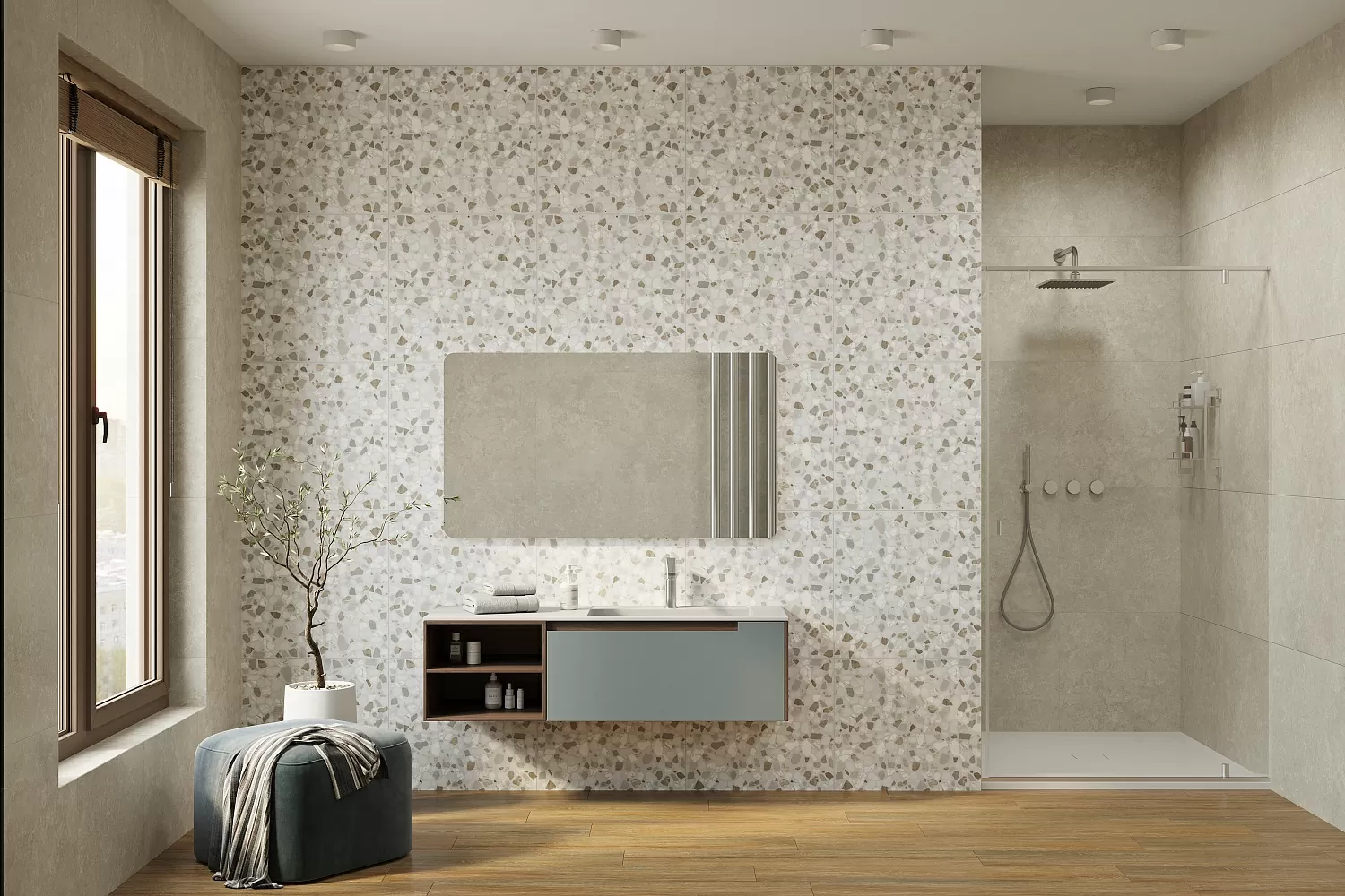 Керамогранит FR01 Forest Amber неполированный 19,4х120