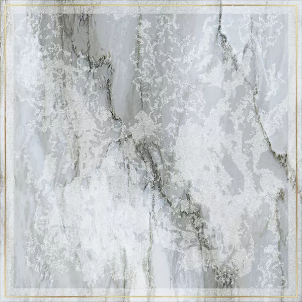 Керамогранит SRPGB Venus Dec. Solitaire Rosone Pav. Gold Blu 60х60