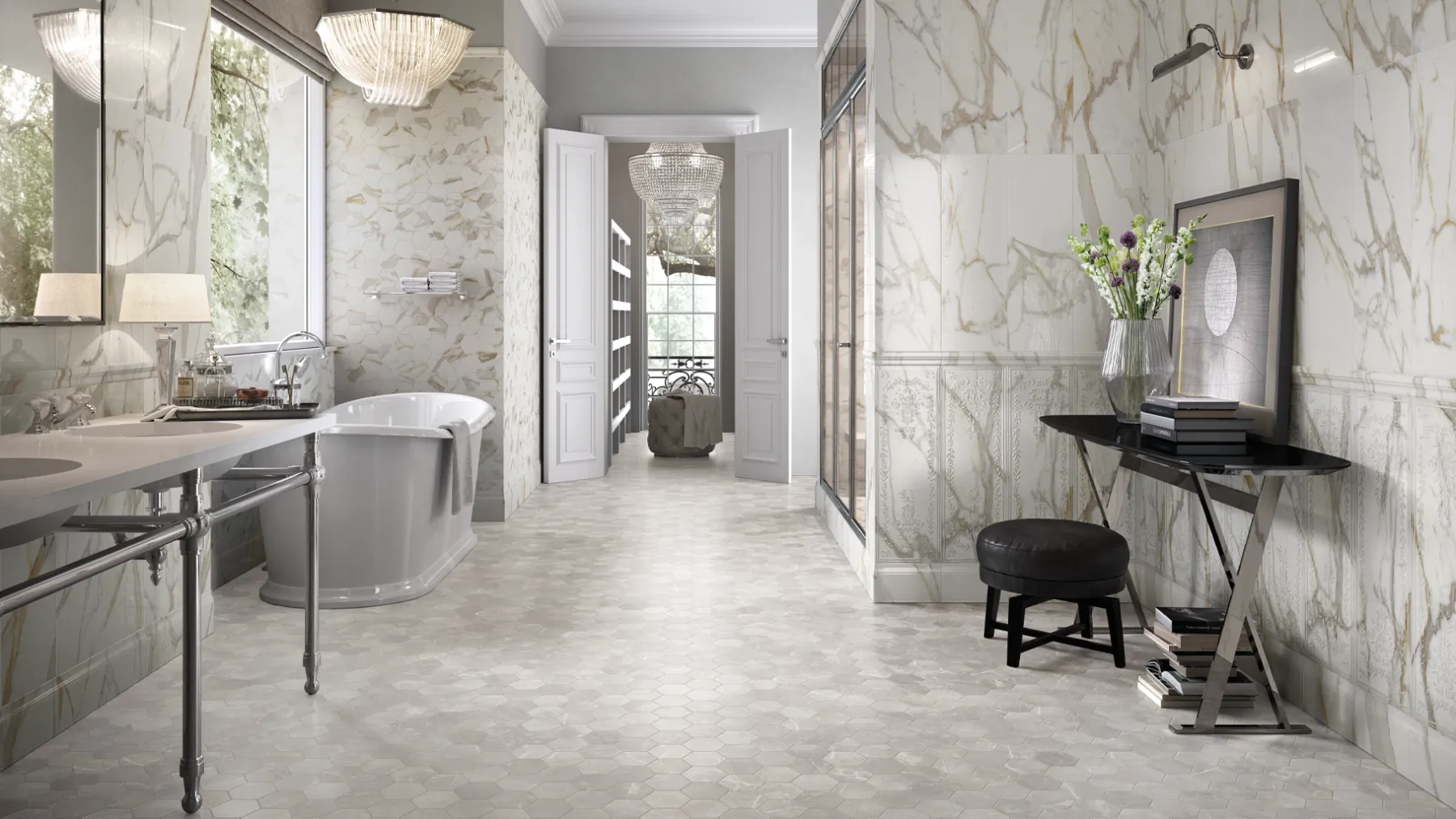 Керамогранит 610010001411 Charme Evo Calacatta Nat Rett 60x120