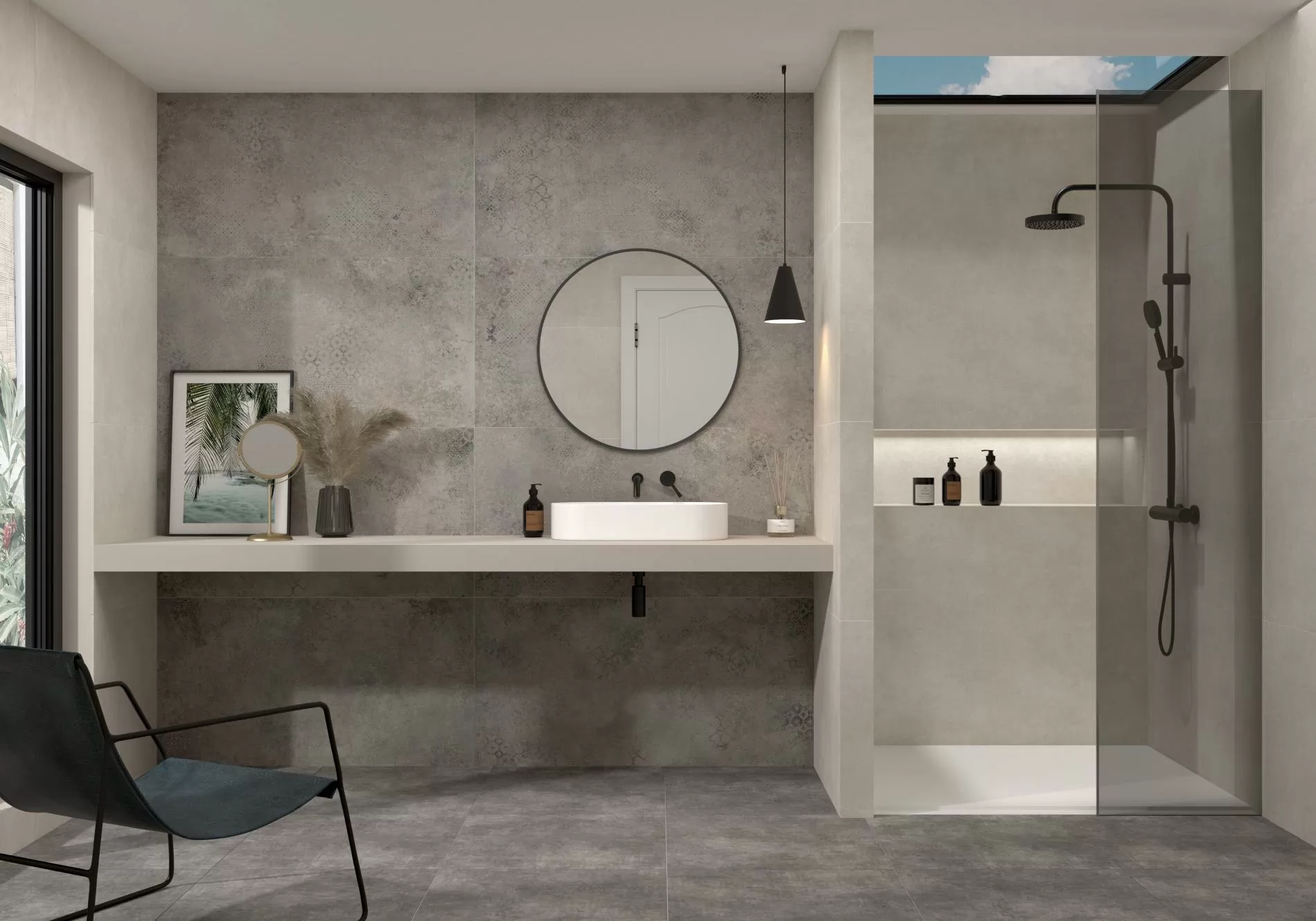 Керамогранит Atrium Alpha Beat Gray 60x60