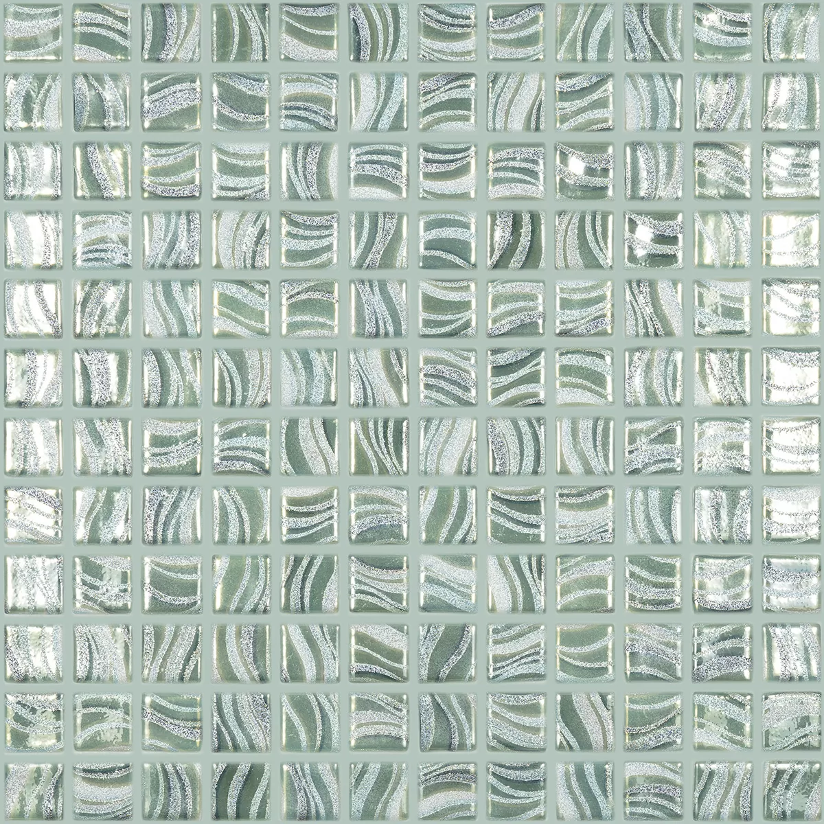 Мозаика Glitter Jade 7806 (на сетке) 25x25 31,7x31,7