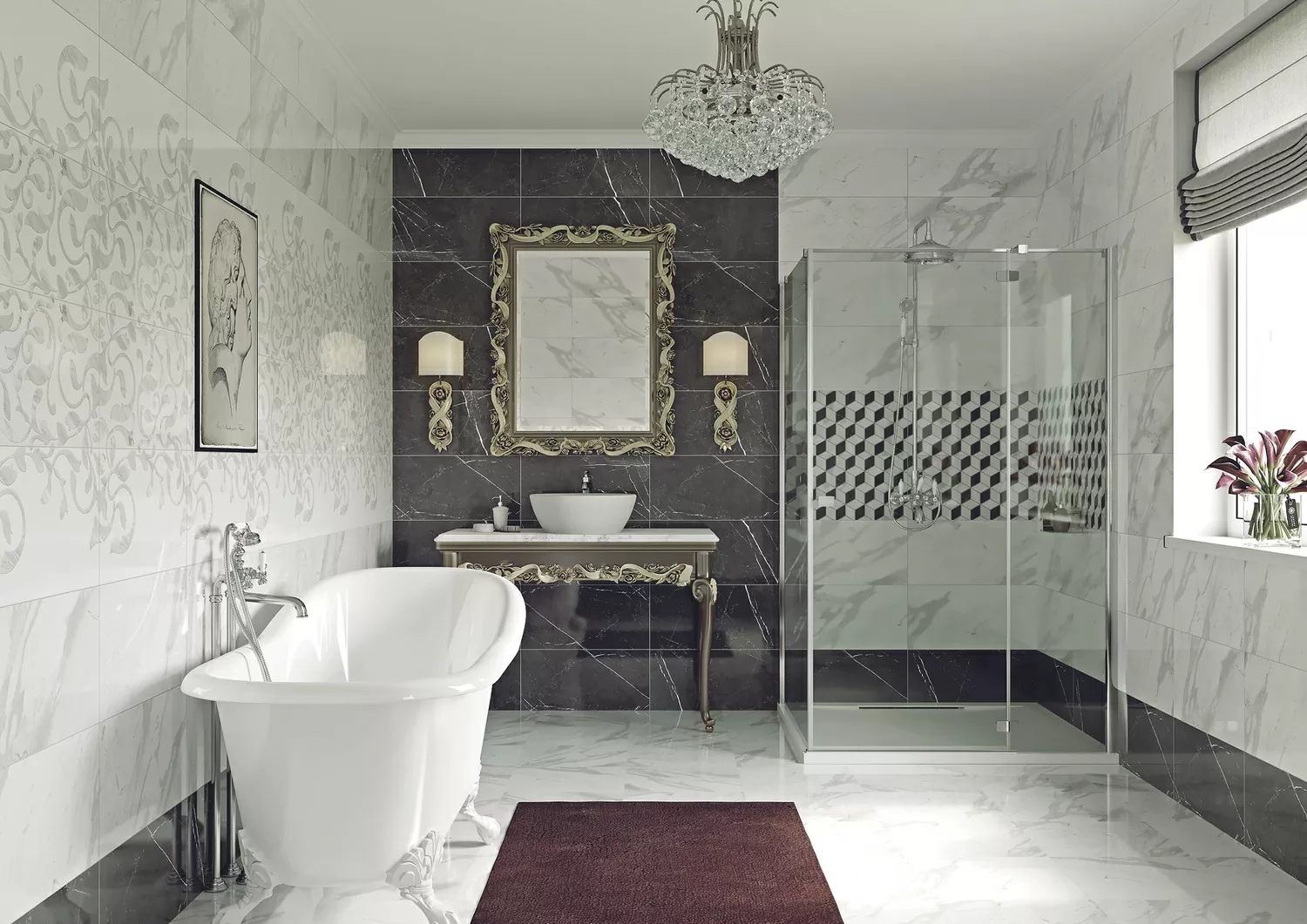 Керамогранит C-RS4R052D Royal Stone белый 42x42