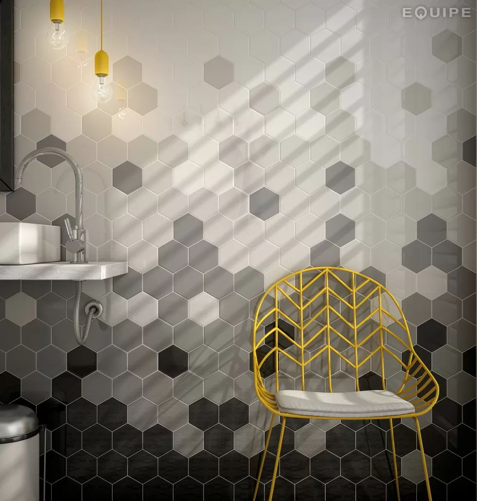Плитка 23837 Hexagon Metallic 10,7х12,4