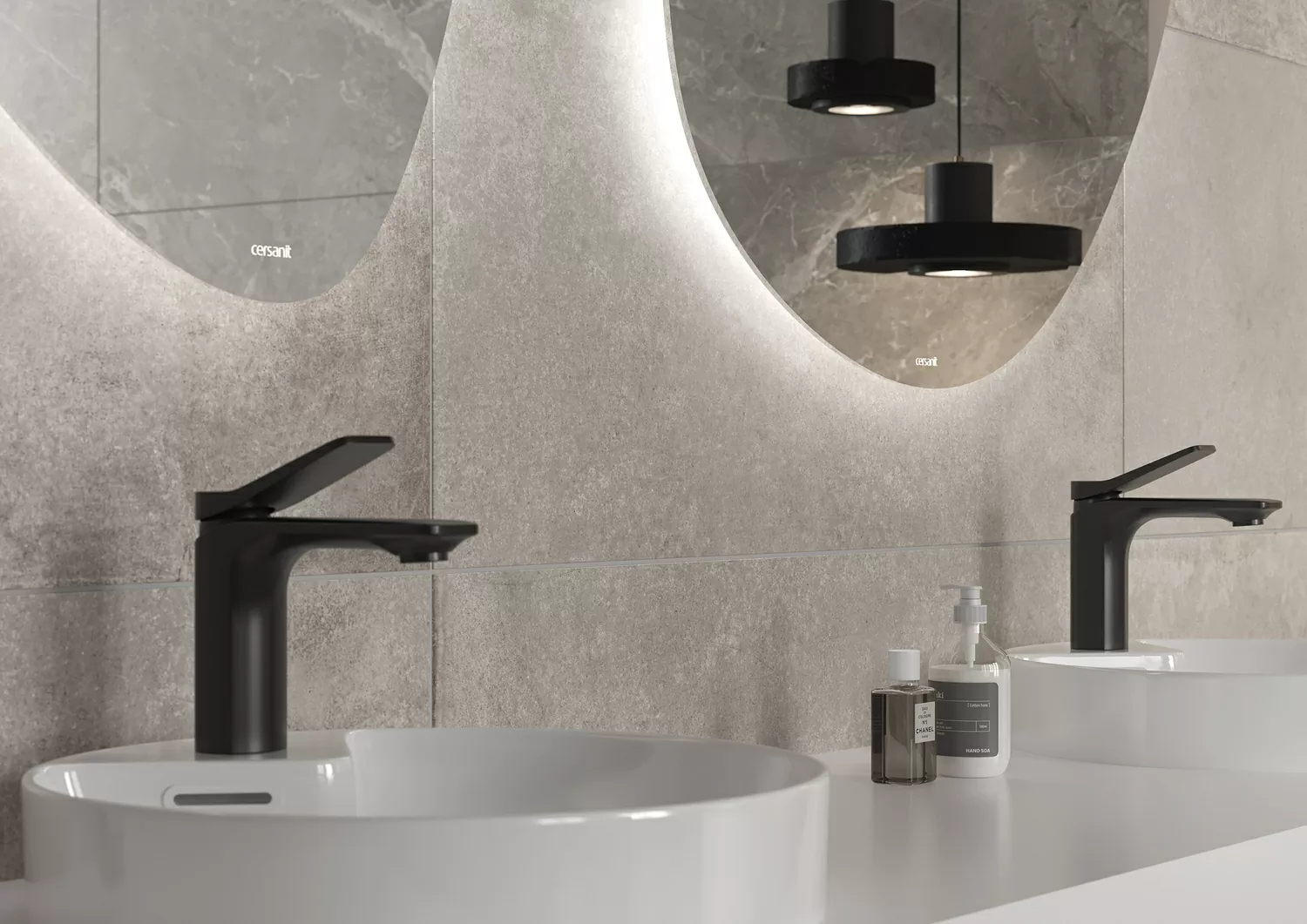 Керамогранит 17785 Spark серый ректификат 44.8х89.8