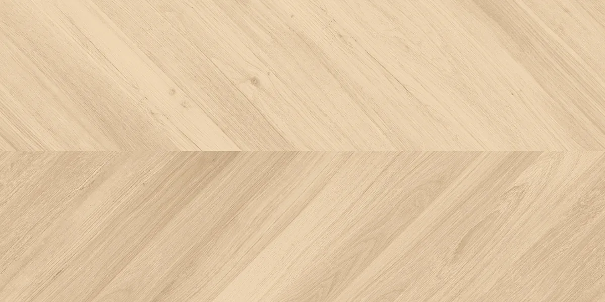 Керамогранит Wood Royal Almond Chevron бежевый матовый карвинг 60х120