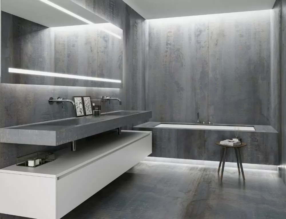 Керамогранит METAL SILVER MATE rect. porcelanico 60x60