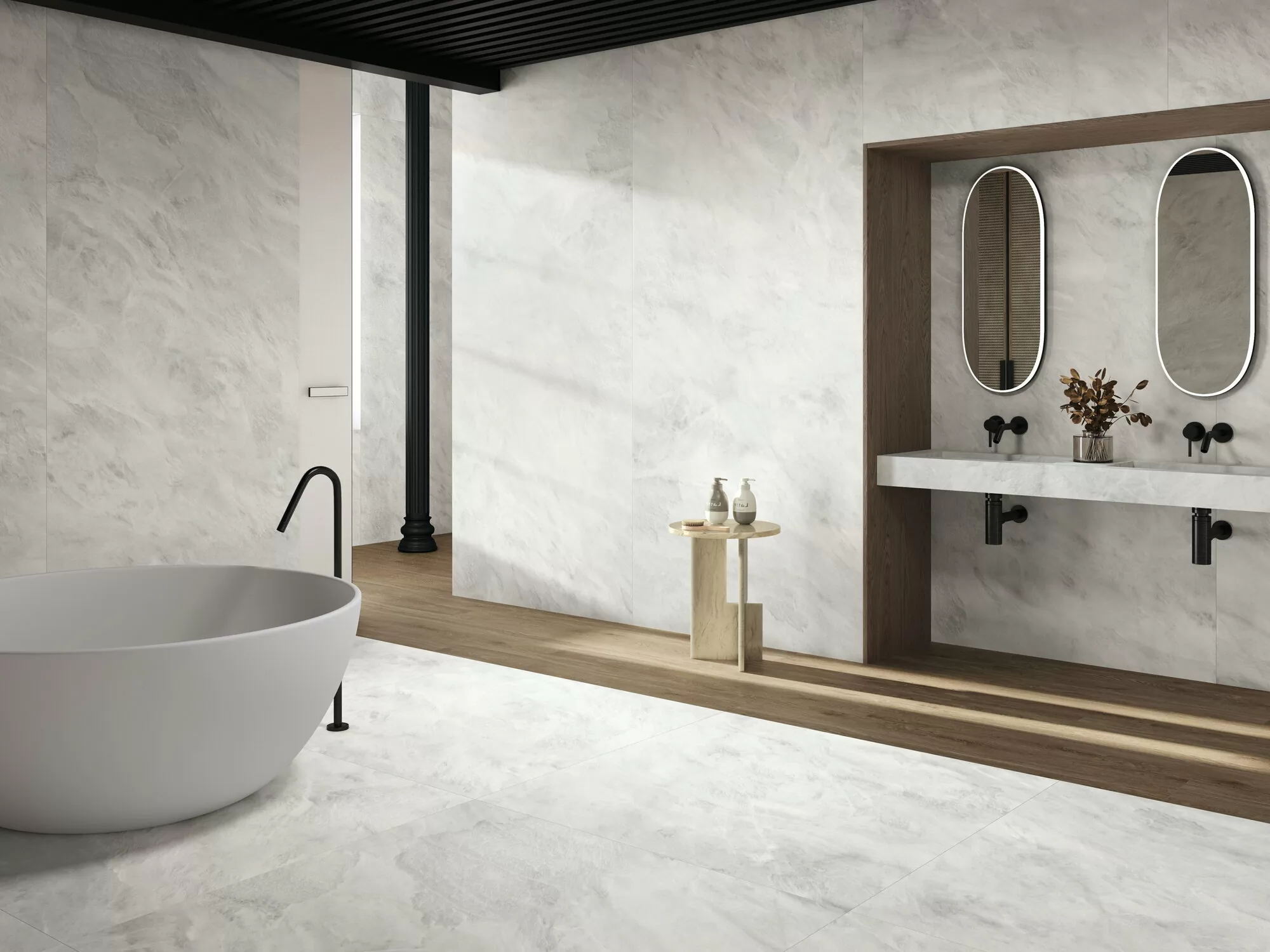 Плитка A040558 Moldura Alexandria White Matt 2x60