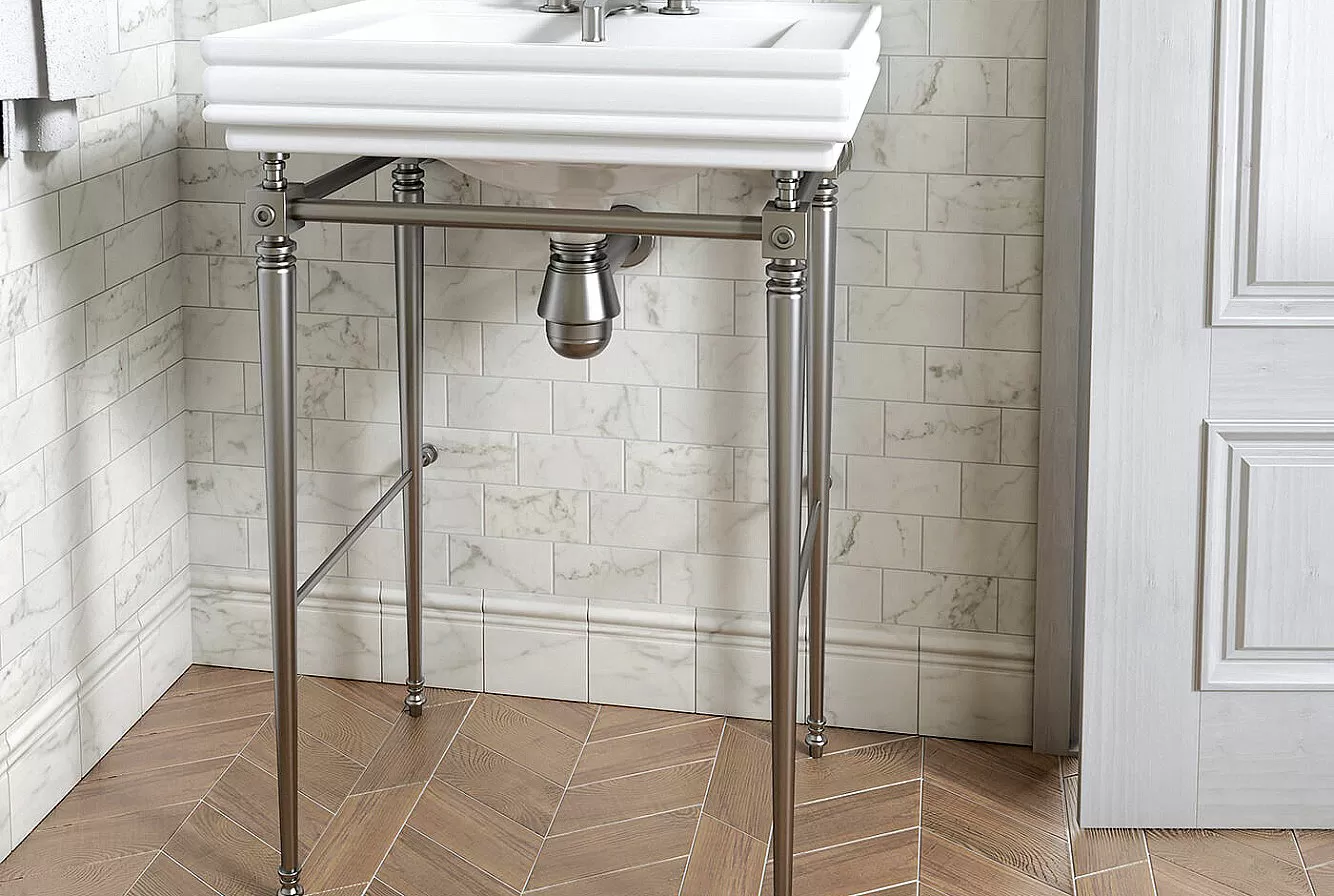 Плитка 23104 Carrara Pencil Bullnose 3x15