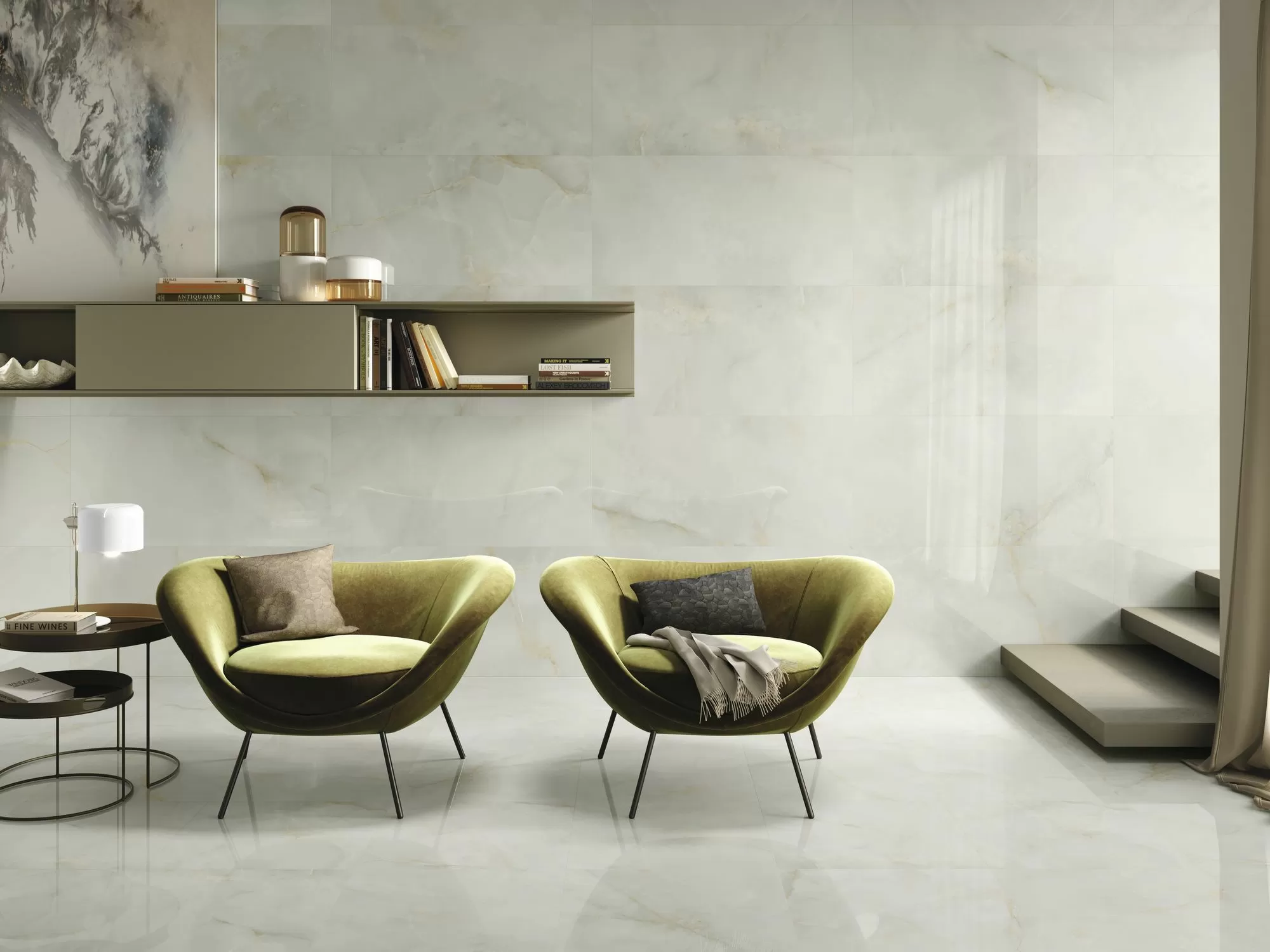 Плитка Quios Blaze Cream Rect 40x120