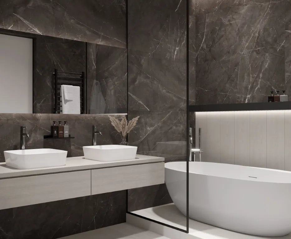 Керамогранит LP6012G0011R Timeless Pearl светло-серый матовый карвинг 59,5х119,1