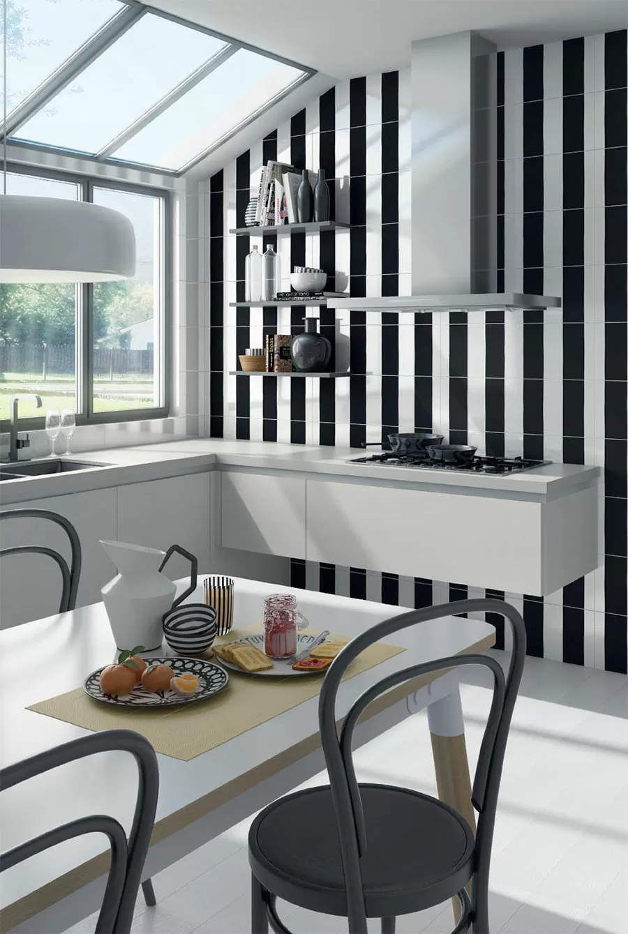 Плитка Karo Black 25x75