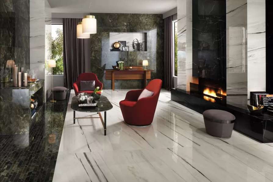 Керамогранит AORY Marvel Grigio Intenso Lappato 75x75