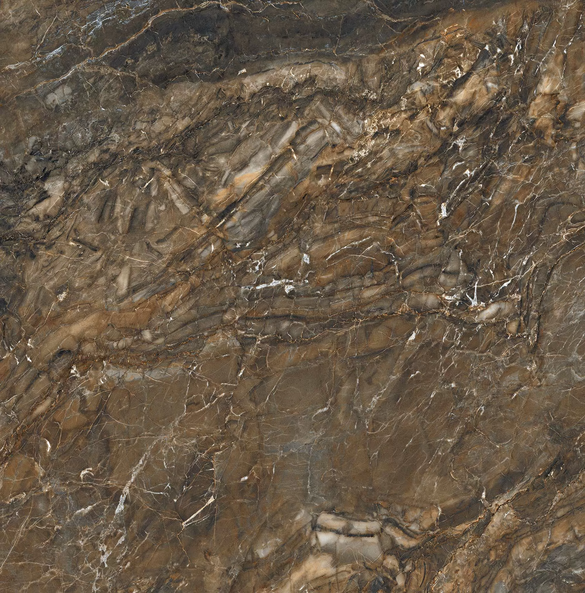 Керамогранит BR04 Bernini Dark Brown неполированный 80x80x11