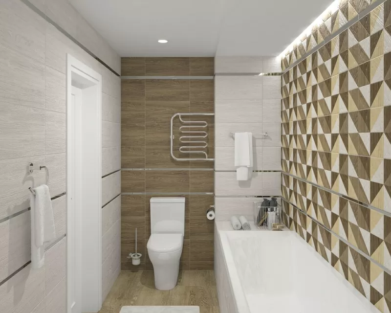 Плитка 34001 Village белый 25х50