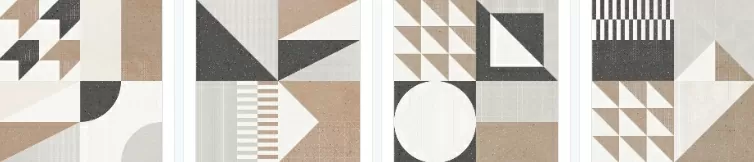 Керамогранит 6032-0458 Гуннар декор многоцветный 30x30