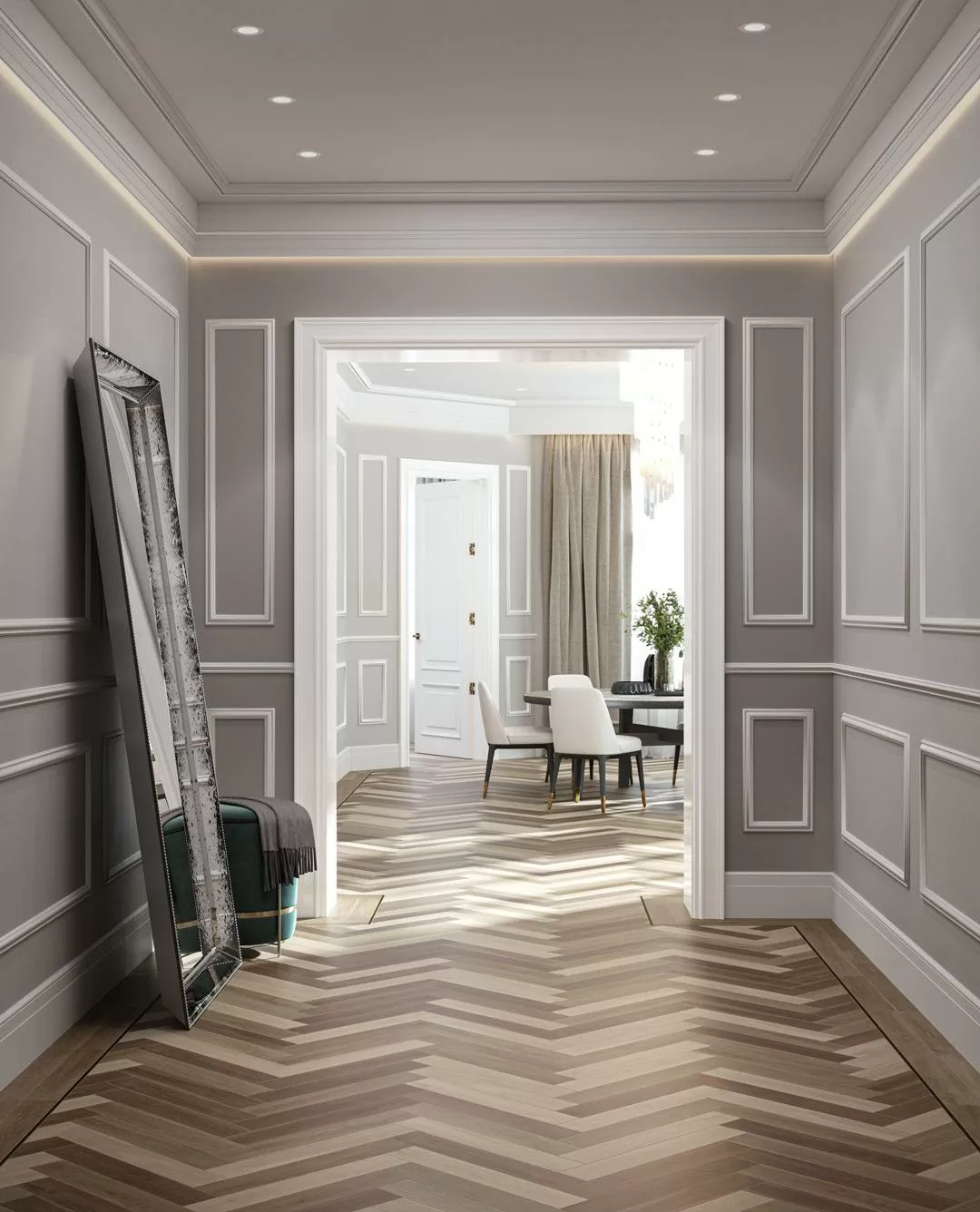 Керамогранит OS/A346/SG618420R Вставка Тьеполо 4 матовый обрезной 9,6x9,6x0,9