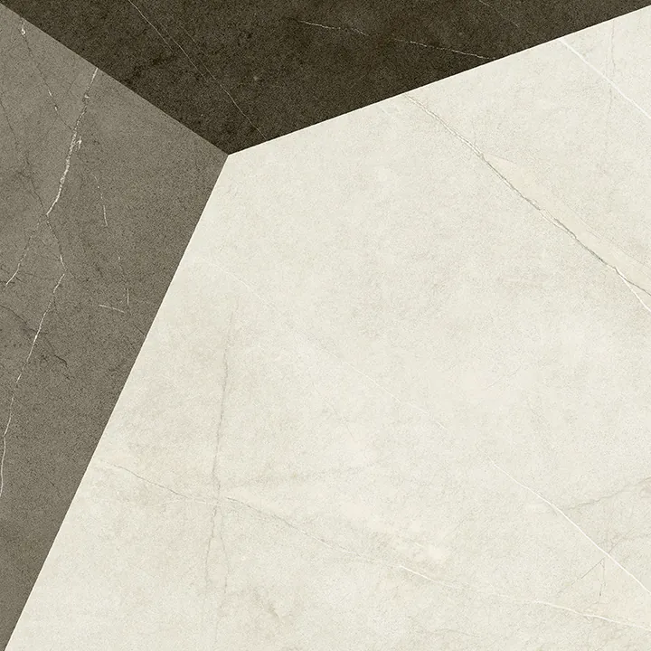 Керамогранит 610080000235 Фьямма Уайт Вставка Фрэйм 60х60