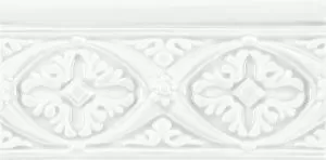 Плитка ADMO4002 Relieve Bizantino C/C Blanco 7,5х15
