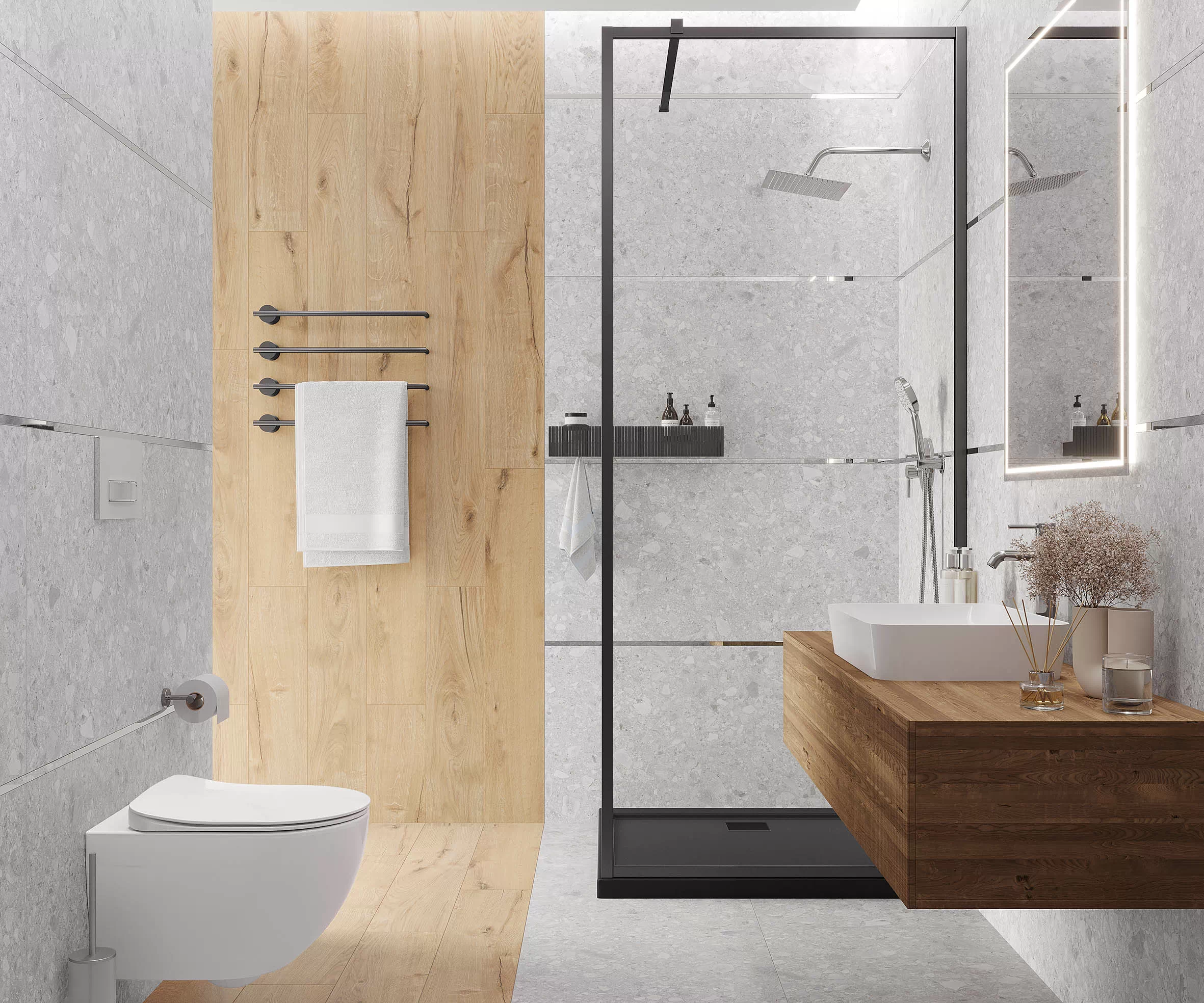 Керамогранит K952681R0001LPER Matrix светло-серый 60x120