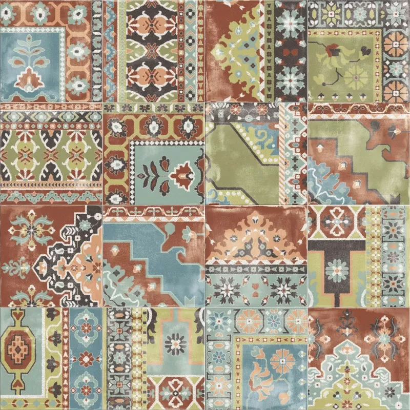 Керамогранит 0003351 PLAY CARPET MIX MULTICOLOR 20x20