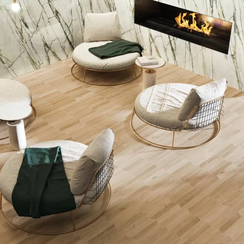 Керамогранит PF60012465 Four Seasons Chevron Biscuit Nat 7,5x40,7