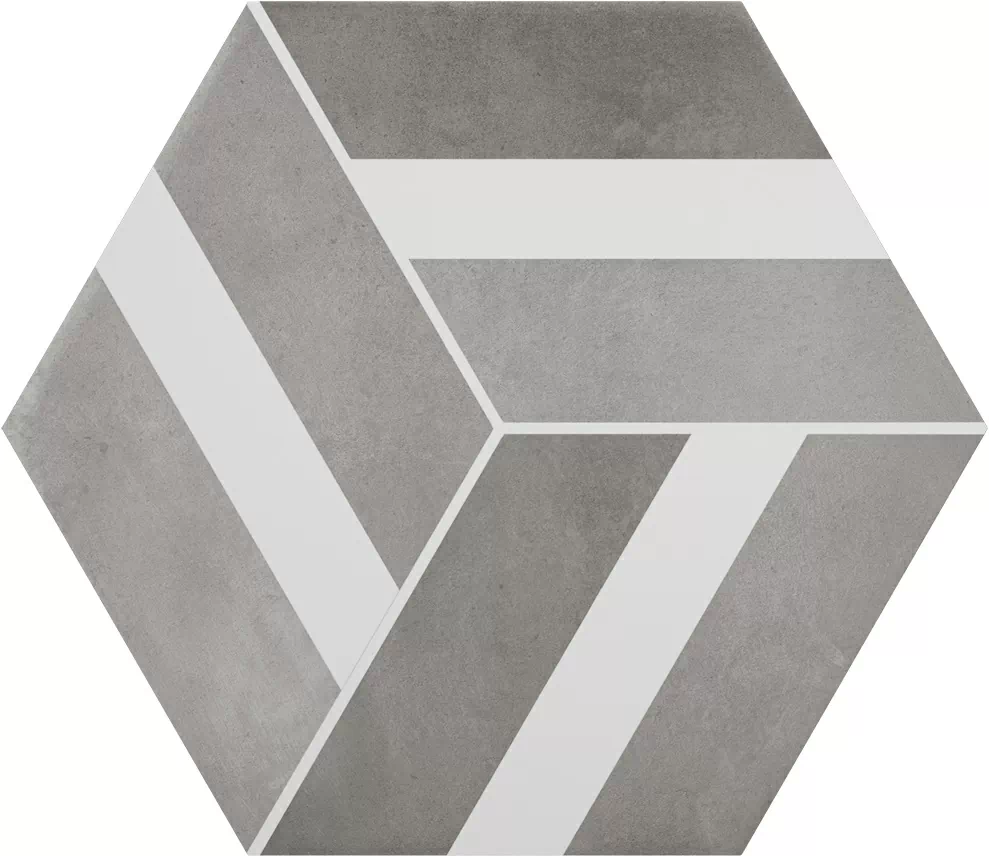 Керамогранит SIX Cementine Bari Grey 23x27