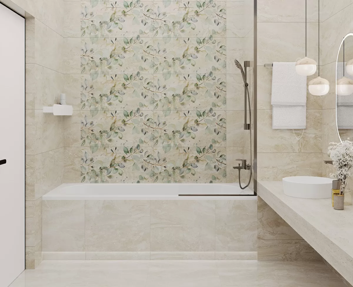 Керамогранит LP6060G0101R Polaris Beige бежевый матовый карвинг 59,5х59,5