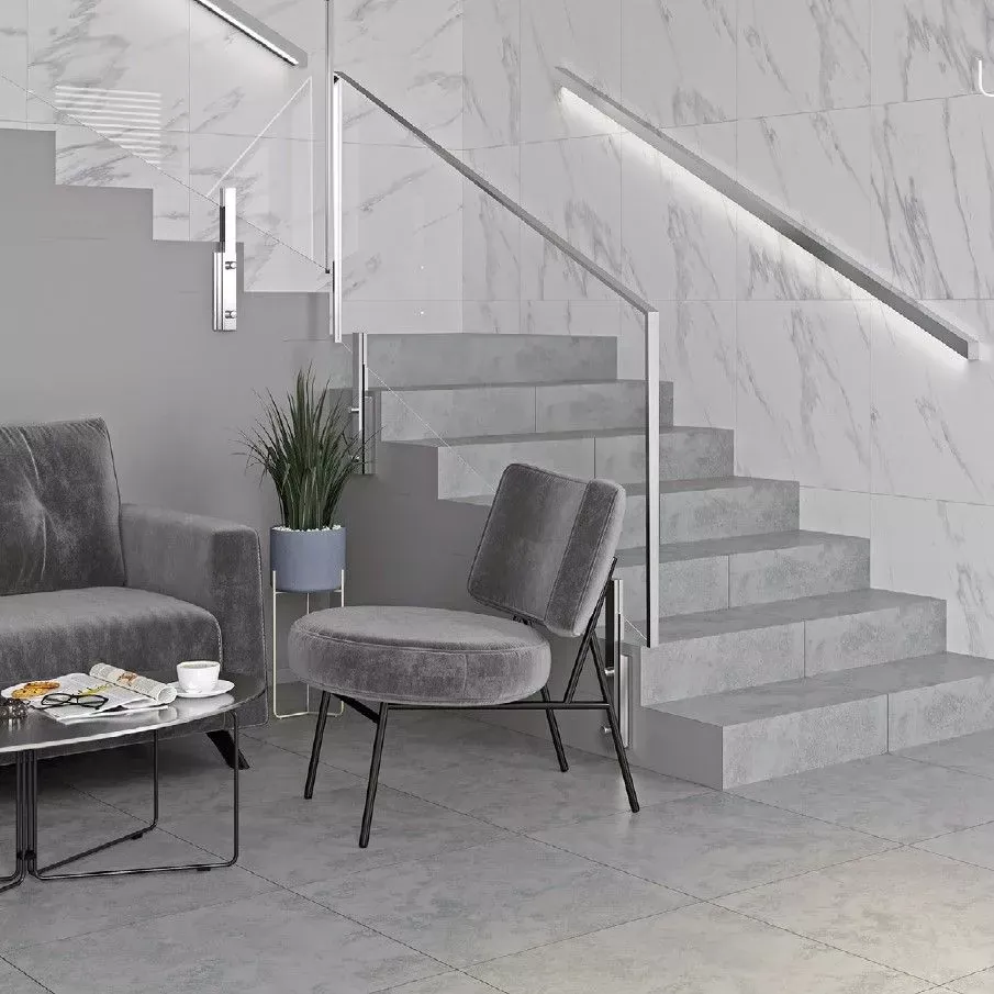 Керамогранит E-3042/MR Unicom Белый ректификат 600x600x9