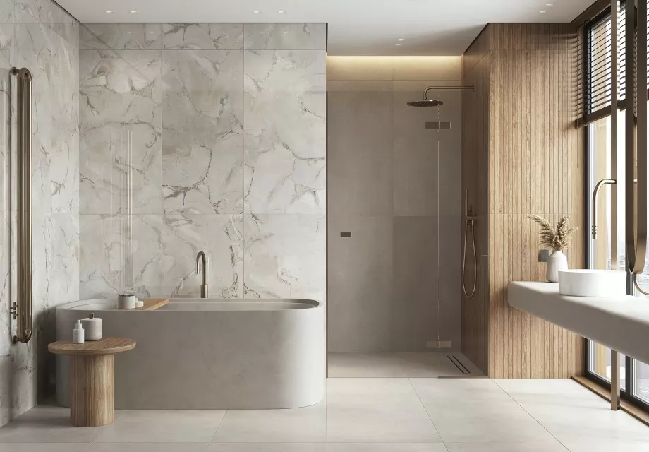 Керамогранит 17540 Frame многоцветный ректификат 60x120