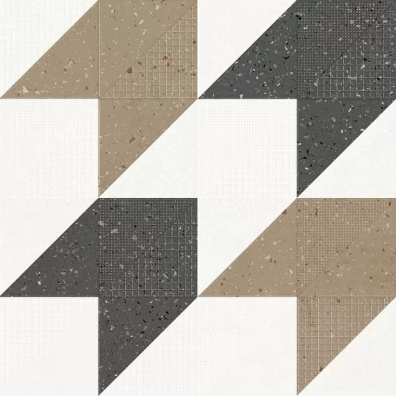 Керамогранит 6032-0457 Гуннар декор серый Геометрия 30x30