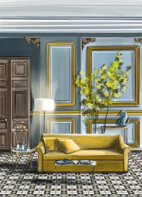 Керамогранит Фон Марианна (01/02/08/15/19) 29.6x29.6