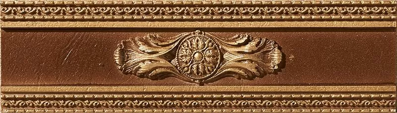 Плитка Caledonia Cenefa Cerce Marron 7,5х25