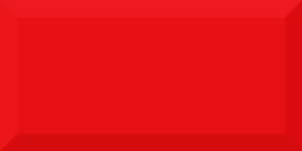 Плитка Monocolor Rojo Biselado Brillo 10х20