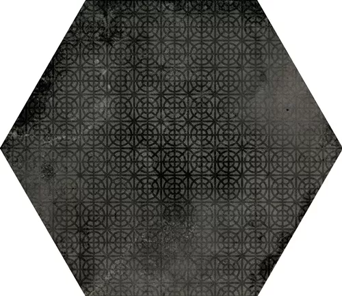 Керамогранит 23604 Urban Hexagon Melange Dark 29,2X25,4