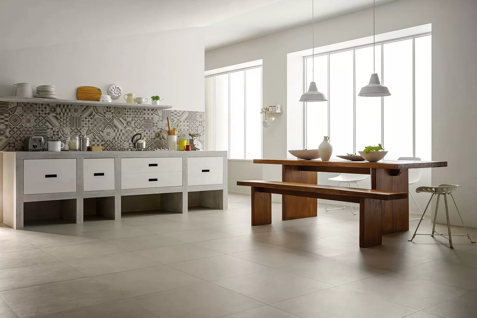 Керамогранит MM58 Block Grey Rett 90x90