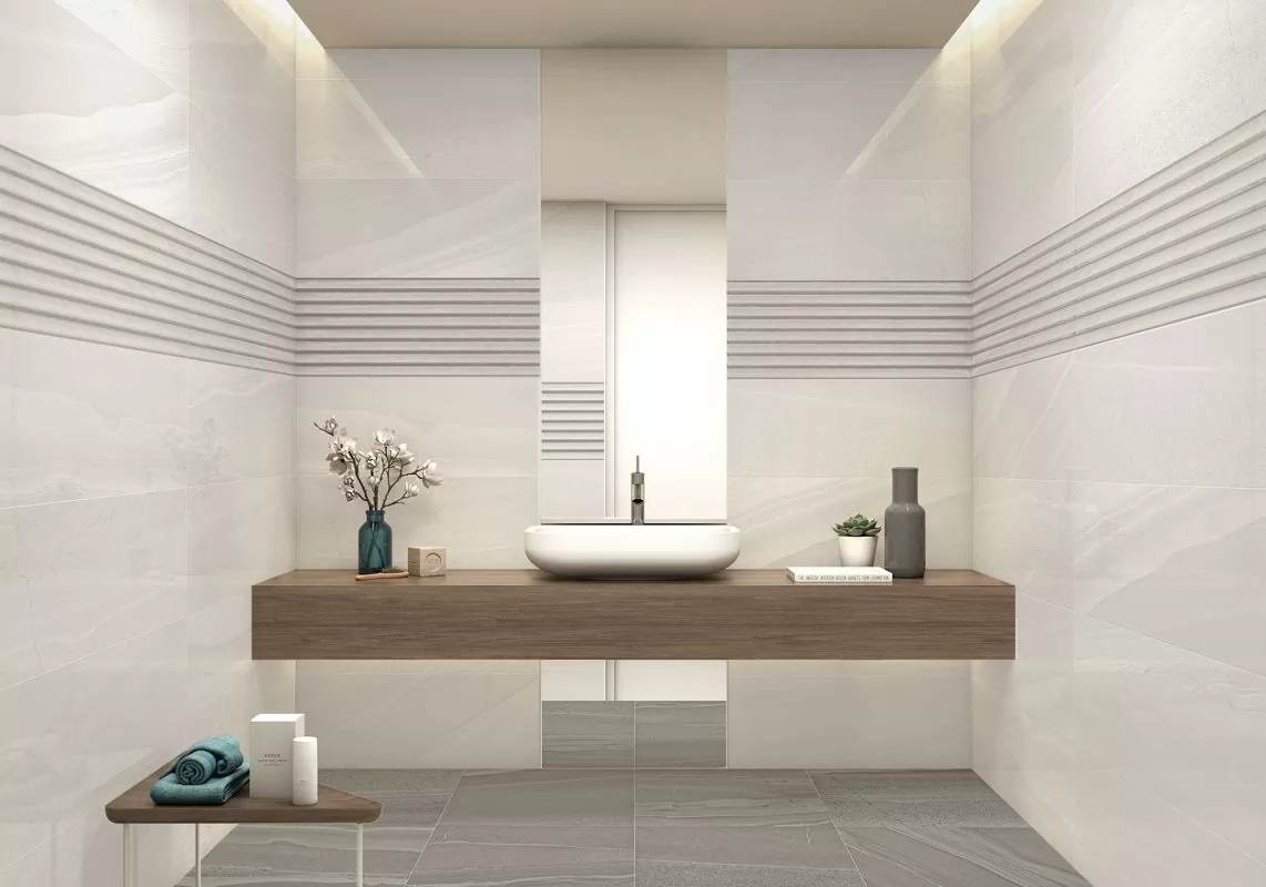 Плитка Cumbria White Column 35х90