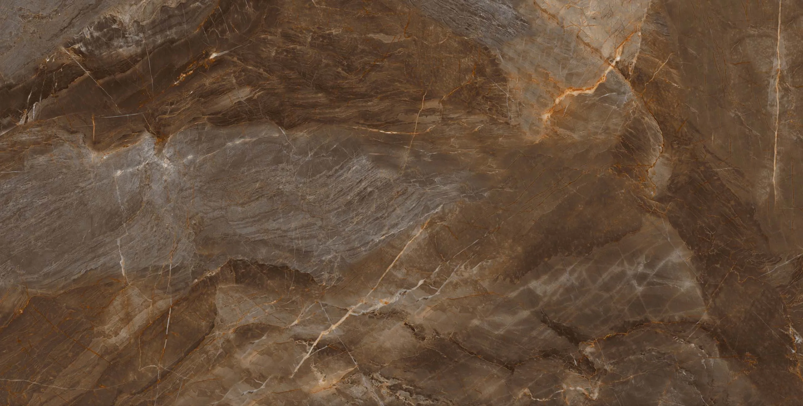 Керамогранит MOGXL4001 Marble Brown полированный 80x160x9