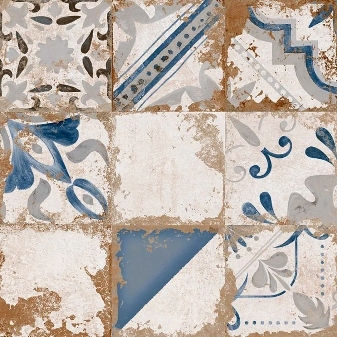 Керамогранит Memory 7 Azul Brillo 58x58