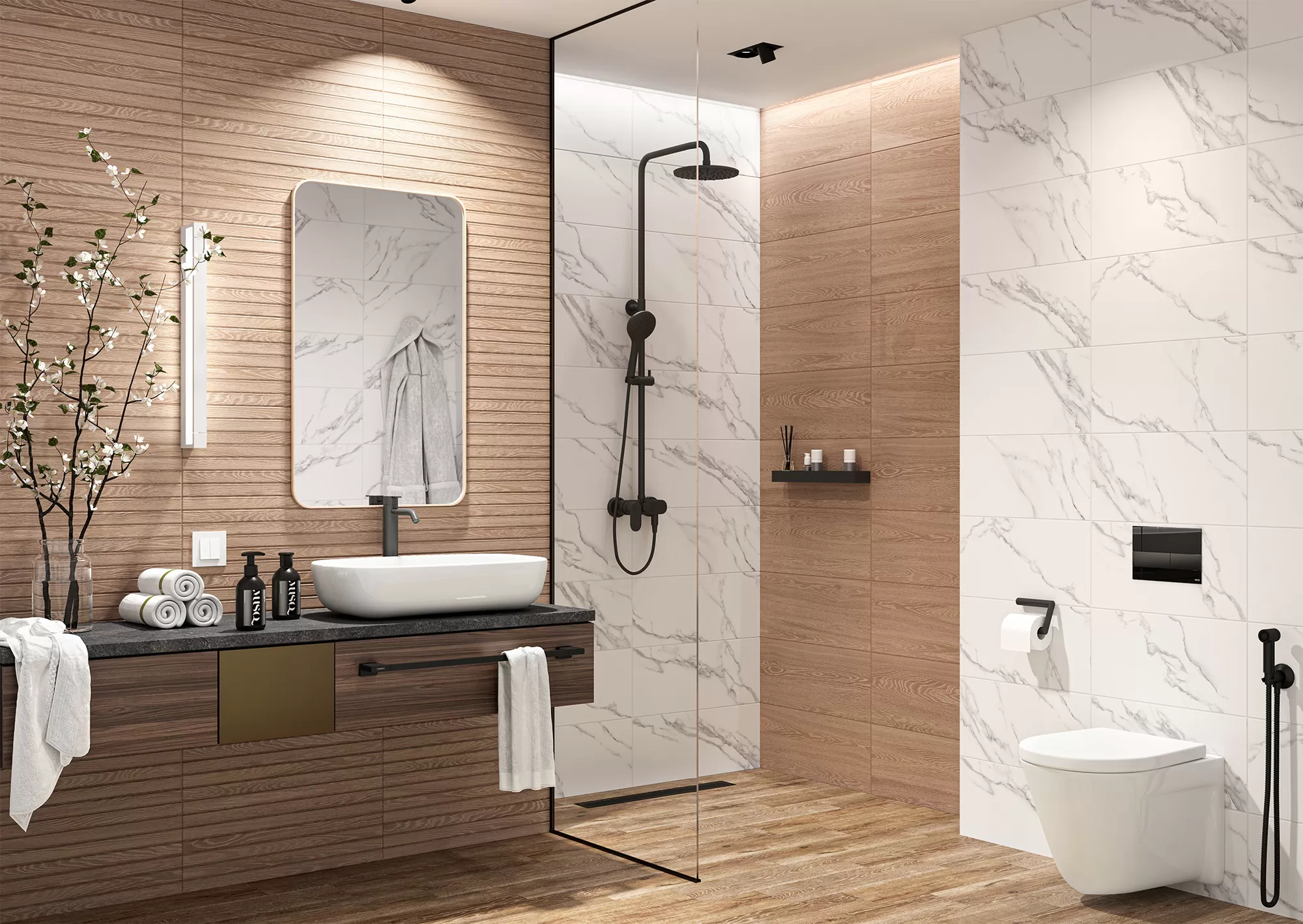 Плитка 10100001340 Eco Wood Светло-бежевый 60*25