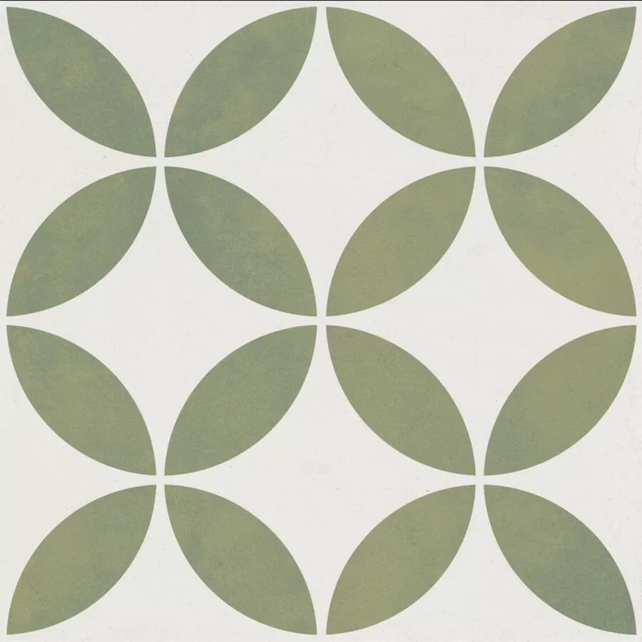 Керамогранит 37798 Mayari Green Petals Lt/22,3 22,3x22,3