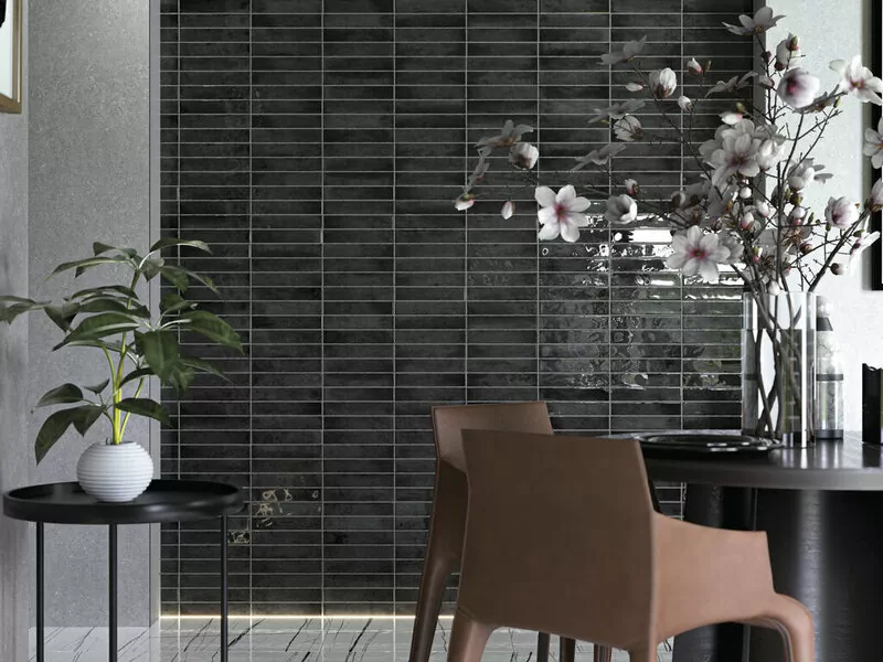 Плитка Kalon Anthracite Brillo 5х25