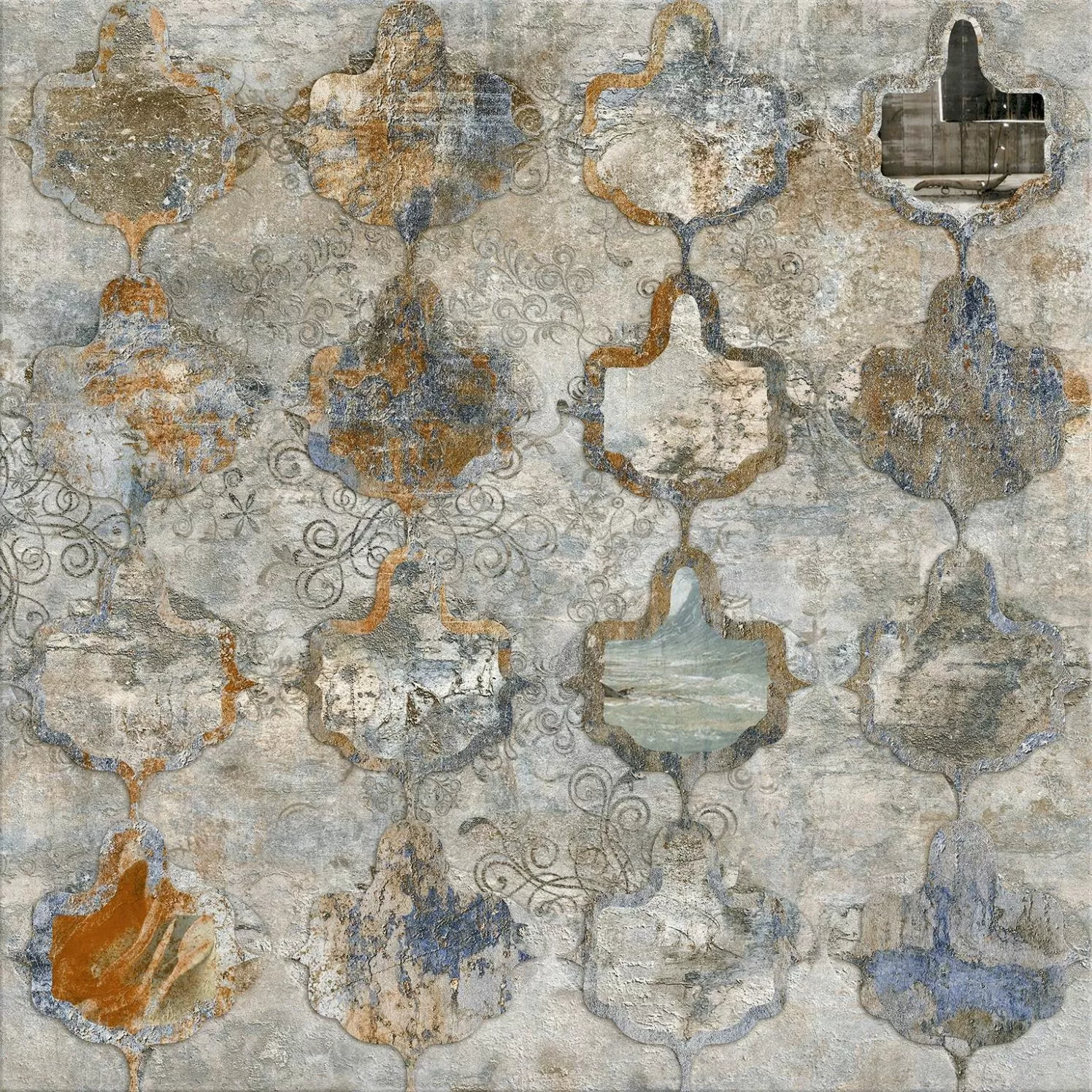 Керамогранит abs1766 Santorini Mix 60.8x60.8