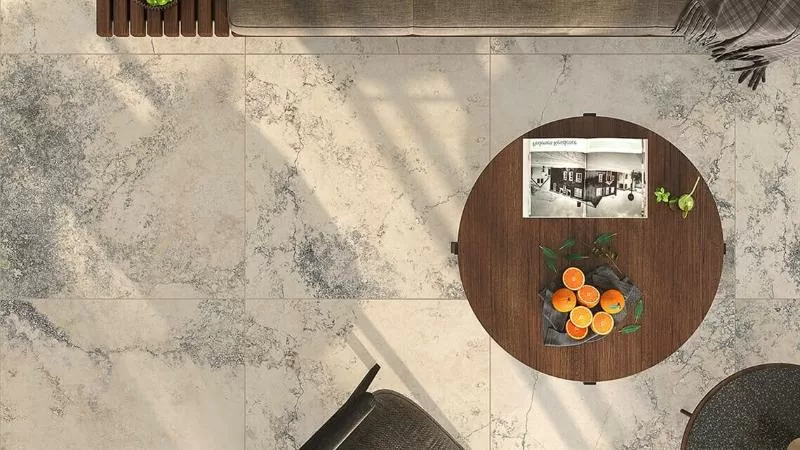 Керамогранит P10898.6 Travertino Sand Mat Bianco Rec 60x120