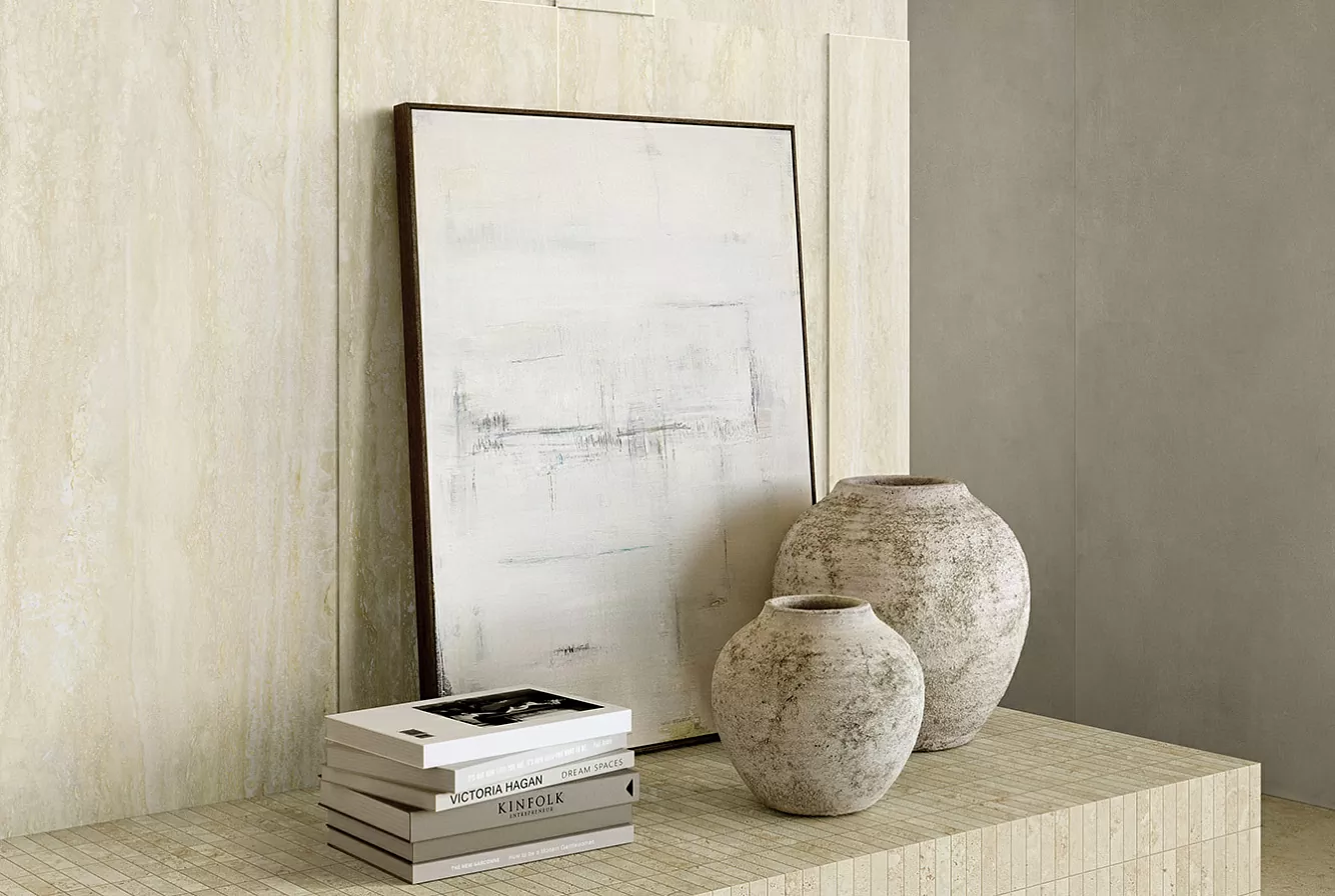 Керамогранит TR04BA I Travertini Beige Cross Cut SQ. 60x120