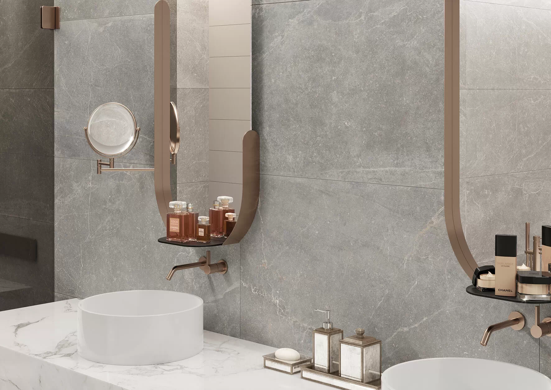 Плитка R0001633 Bleuemix Taupe 40x120