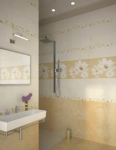 Плитка Sfumato Beige Floret бордюр 50,5*6,2